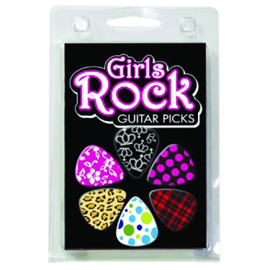 Hot Picks Girls Rock Clamshell 1GRRCS