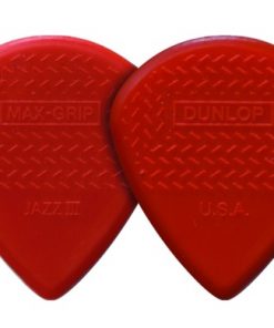 MaxGrip Red Jazz III Pick - 6 Pack DUN-471P3N