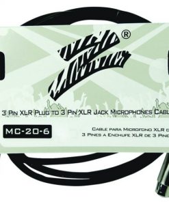Zebra Mic Cable 6 ft, 3 Pin to 3 Pin MC206