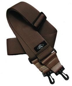 LM 2in Banjo Strap Plastic Hook Brown B3BR