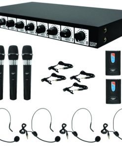 Pyle Pro Wireless Microphone System 8Ch PDWM8700