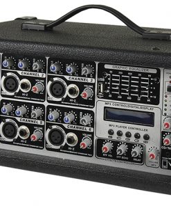 Studio-Z 6 Ch 600W Powered Mixer MP3 USB SZ6200U