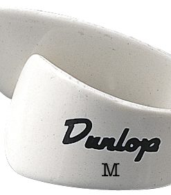 Dunlop Medium Thumb Picks 4 Pk White DUN-9002P