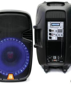 Mr DJ Active 15 BT FM LED Accent Cab RR-PBX2659LB