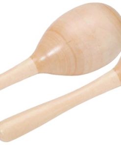 GP Maracas Pair 7.25 Natural  Wood GPMAR12
