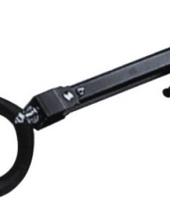 Wallmount Guitar Hanger Adj W Blk Slv GH240