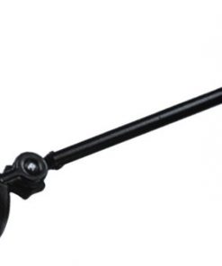 Adj Blk Slatwall Hanger With Blk Sleev GH625A