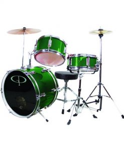 Gp 3 Pc Deluxe Jr Drumset Metal Frst.Grn GP50G
