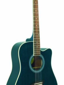 Kona Dreadnought Ca Acou Guit Trans Blu K1TBL
