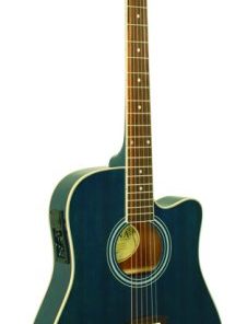 Kona Drd Ca Thin Body Acou/Ele Trns Blu K2TBL