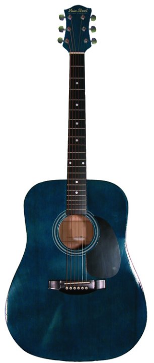 Ms 41 In Dreadnought Guitar Trans Blue MA241TBL