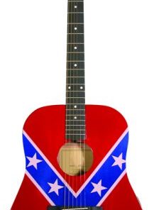 Ms Drd Acou Sp Top Guit Rebel Flag MARF