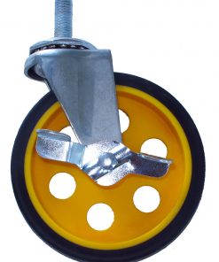 Caster with Brake 5"x1.25" (for R8 & R10) R5CSTR/Y/B