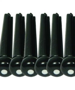 Acou Guit Bridge Pins Black Set Of 6 C1K AGBP-BK