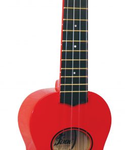 Eddy Finn Minnow Uke W/ Bag Red EF-MN-RD