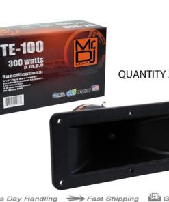 3"x6" Piezo Horn Tweeter Excellent Transient Response, Low Distortion MRTE100