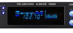 2,000 Watt Hybrid Hybrid Home Stereo Receiver Amplifier with AM/FM Tuner - Audio Inputs & Outputs P2001AT