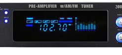 3,000 Watt Hybrid Home Stereo Receiver Amplifier with AM/FM Tuner - Audio Inputs & Outputs P3001AT