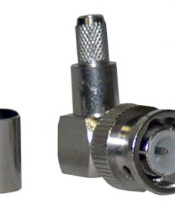 3-Peice Right Angle Crimp style BNC Male Connector PBNC053