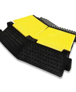 Left-Turn Cable Protective Cover Ramp, Cord/Wire Concealment Protection Track PCBLCO32