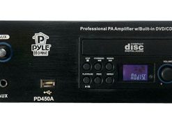 Professional PA Amplifier w/Bulit In DVD/CD/MP3/USB/70v Output PD450A