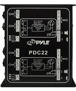 Dual 1/4'' Instrument To Balanced & Unbalanced (1/4'' XLR) Direct Box PDC22