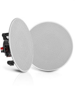 5.25" In-Wall / In-Ceiling Speakers, 2-Way Flush Mount Home Speaker Pair, 150 Watt PDIC1656