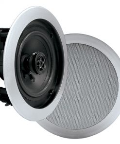 In-Wall / In-Ceiling Dual 5.25-inch Speaker System, 2-Way, Flush Mount, Silver PDIC51RDSL