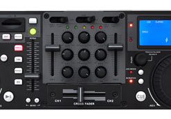 Rack Mount Professional Dual DJ Controller with Scratch, Loop, Mixer, USB, and SD Card Player PDJ480UM