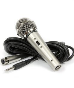 Professional Handheld Microphone, Dynamic Moving Coil Mic with 15' ft. XLR Cable & Carry Case PDMIK4
