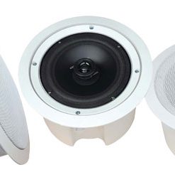 In-Wall / In-Ceiling 6.5'' Dual Enclosed Speaker System, Directable Tweeter, Flush Mount, 200 Watt PDPC62