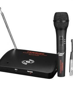 Dual Function Wireless/Wired Microphone System, Includes Mic & Wireless Adapter Receiver PDWM100
