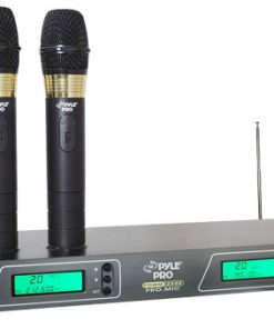 19'' Rack Mount Dual VHF Wireless Rechargeable Handheld Microphone System PDWM2550