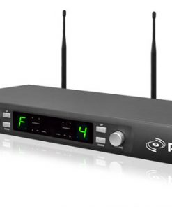 Premier Series Professional UHF Microphone Rack Mountable System with (2) Plug-in XLR Wireless Transmitters and Selectable Frequencies PDWM3450