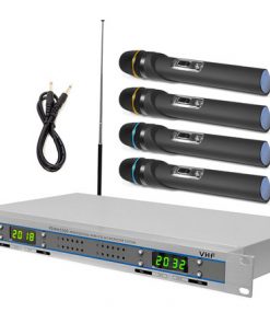 4 Mic VHF Wireless Microphone System PDWM5500