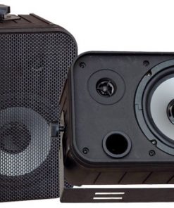 6.5'' Indoor/Outdoor Waterproof Speakers (Black) PDWR50B