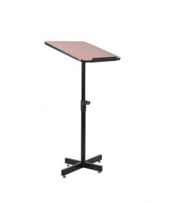 Compact & Portable Lectern Podium | Speech & Presentation Stand | Adjustable Floor Standing Style PLCTND44