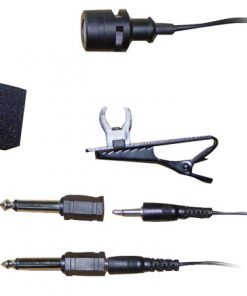 Wired Lavalier 3.5mm/ 1/4'' Uni-Directional Microphone PLM3
