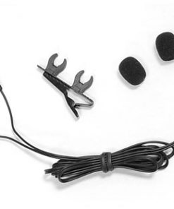 Dual Electret Condenser Cardioid Lavalier Microphone W Windscreens & Clip For Shure system PLMS48