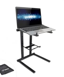 Universal Portable Foldable Professional DJ Laptop Stand with Second Accessory Tray PLPTS35