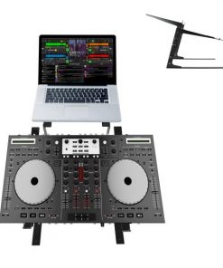 Universal Dual Device Laptop Stand, Sound Equipment DJ Mixing Workstation PLPTS38