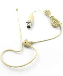 4-Pin XLR Ear-Hanging Omni-Directional Microphone, Omni-Directional (for Shure Systems) PMEMS13