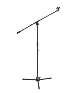 Tripod Microphone Stand, Height Adjustable Mount, Extending Boom Mic Arm PMKS3