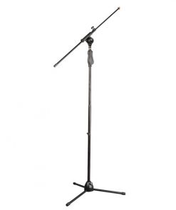 Universal Tripod Microphone Stand - Mic Mount Holder, Adjustable & Extending Boom Mic Arm PMKS38