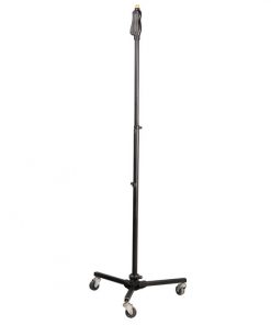 Universal Tripod Microphone Stand With Wheels - Easy Grip Height Adjustable & Extendable PMKS45