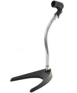 Desktop Microphone Stand, Table Mic Holder Mount with Flexible Gooseneck PMKS8