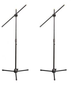 Universal Tripod Microphone Stands - Adjustable & Extendable set of 2 PMKSKT35
