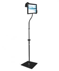 Universal Tablet  iPad, Kindle, Android, eReader, Samsung Galaxy Nexus  Floor Stand Holder with Adjustable/Bendable Swivel Gooseneck and Sturdy Base PMKSPAD35