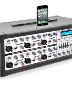 6-Channel 600 Watt Professional Mixer - Built-in 30 Pin iPod Dock, MP3 Player Input, SD Memory Card and USB Flash Readers PMX630I