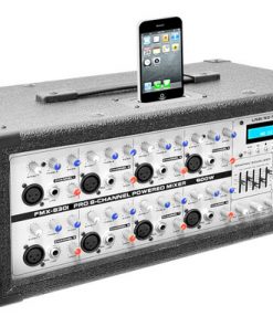 8-Channel 600 Watt Professional Mixer - iPod Dock, MP3 Player Input, SD and USB Flash Memory Readers RBPMX830I